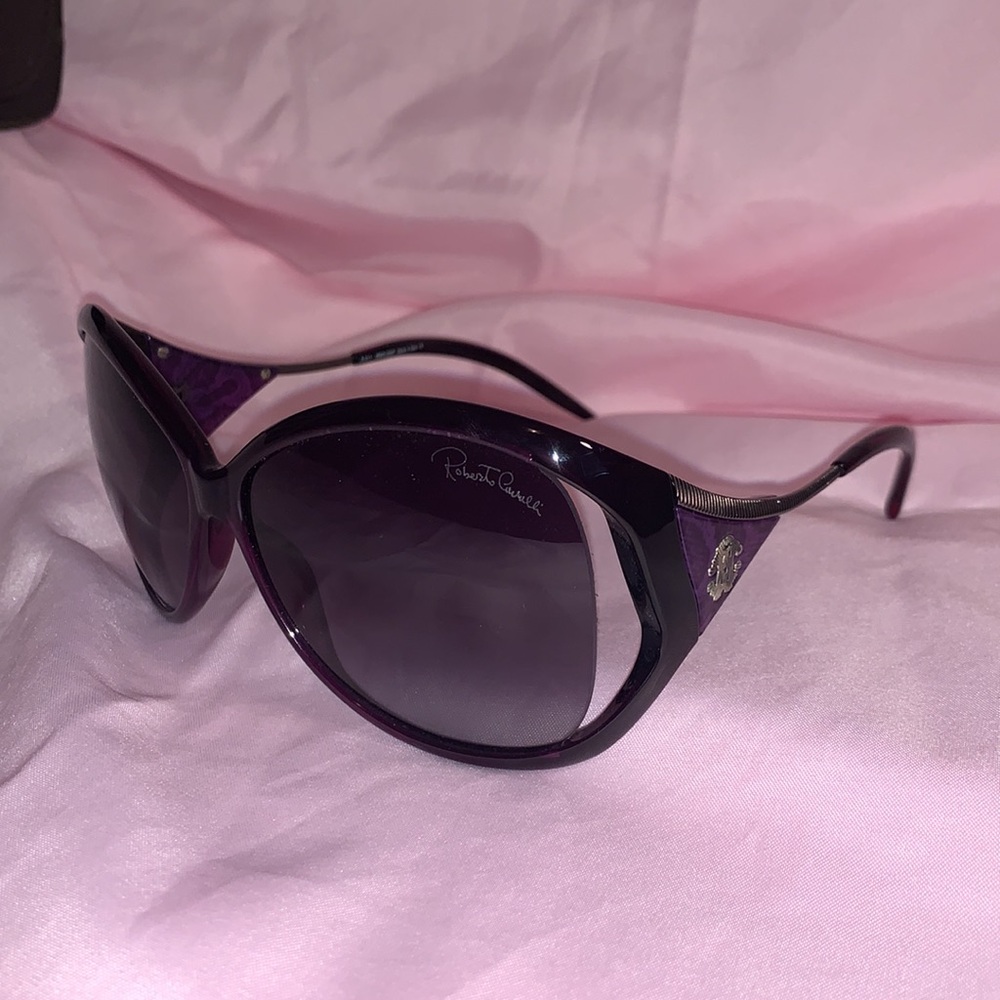 ROBERTO CAVALLI OLIVIA RC 573S 81B 62MM BUTTERFLY GRADIENT SUNGLASSES WITH CASE - Picture 2 of 13